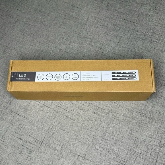 Sparkle & Co. LED Portable Desk Lamp Rechargeable Desk Light Nwt - Picture 6 of 10